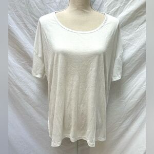 Nike Women’s Dri-Fit Yoga Short Sleeve Shirt CT0538-121 XL